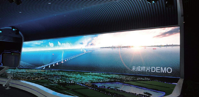 江蘇南通國際城市館展館P5室內(nèi)全彩LED顯示屏由上海智彩科技設(shè)計、安裝