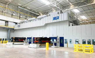 繼美國福特九條沖壓線之后,濟二再為法國提供5400噸單臂高速沖壓生產(chǎn)線